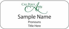 (image for) Cal Poly Arts Standard White badge