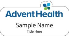 (image for) AdventHealth Shaped White badge