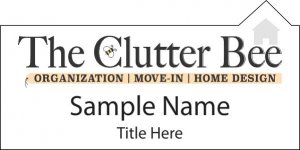 (image for) The Clutter Bee LLC Shaped Other badge