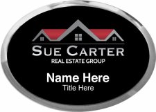 (image for) Sue Carter Real Estate Group Oval Executive Silver badge