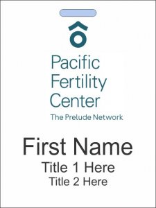 (image for) Pacific Fertility Center ID Vertical badge