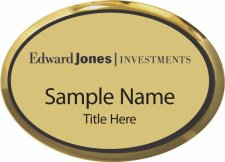 (image for) Edward Jones Investments Oval Executive Gold badge