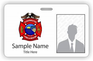 (image for) Clearwater Fire & Rescue Photo ID Horizontal badge