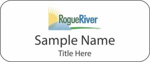 (image for) Rogue River Chamber Of Commerce Standard White badge