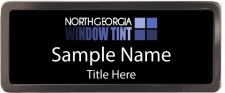 (image for) North Georgia Window Tint Black Chrome badge