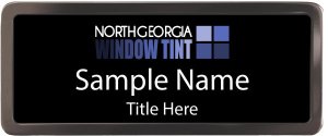 (image for) North Georgia Window Tint Black Chrome badge