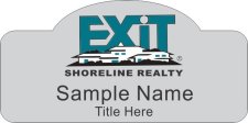 (image for) Exit Realty - Shoreline Realty Shaped Silver badge