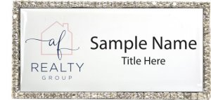 (image for) AF Realty Group Bling Silver Other badge