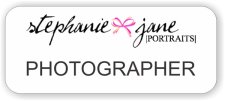 (image for) Stephanie Jane Portraits White Rounded Corners badge