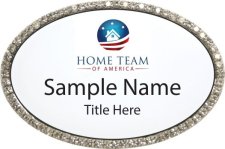 (image for) Home Team of America Bling Silver Other badge