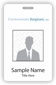 (image for) Cornerstone Surgicare, LLC Photo ID Vertical badge