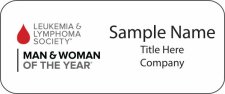 (image for) Leukemia & Lymphoma Society Standard White badge