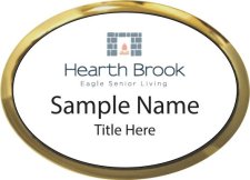 (image for) Hearth Brook Oval Executive Gold Other badge