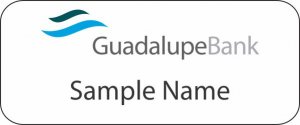 (image for) Guadalupe Bank Standard White badge