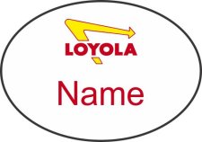 (image for) Loyola Oval White badge