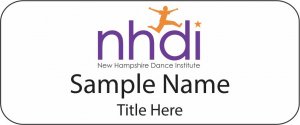 (image for) New Hampshire Dance Institute Standard White badge