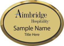 (image for) Aimbridge Hospitality Oval Executive Gold badge