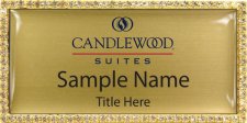 (image for) Candlewood Suites - New Logo Bling Gold badge