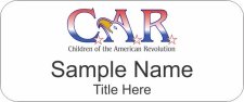 (image for) Children of the American Revolution Standard White badge