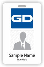 (image for) General Dynamics Photo ID Vertical badge