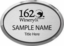 (image for) 1620 Winery & Wine Bar Oval Executive Silver badge