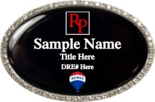 (image for) Randy Plaice Team - REMAX Oval Bling Silver Other badge