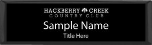 (image for) Hackberry Creek Country Club Small Executive Black badge