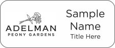 (image for) Adelman Peony Gardens Standard White badge