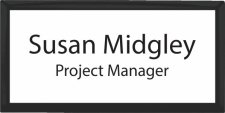 (image for) Susan Midgley Executive Black Other badge
