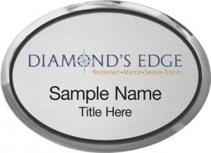 (image for) Diamond\'s Edge Oval Executive Silver badge