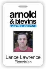 (image for) Arnold & Blevins Electric Company Photo Id - Vertical badge