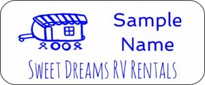 (image for) Sweet Dreams RV Rentals Standard White badge