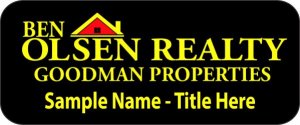 (image for) Ben Olsen Realty Standard Black badge