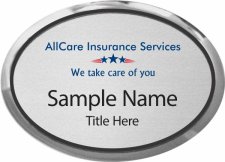 (image for) AllCare Insurance Services Oval Executive Silver badge