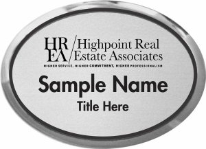 (image for) HighPoint Real Estate Associates Oval Executive Silver Other badge