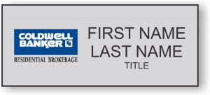 (image for) Coldwell Banker Residential Brokerage Silver Square Corner Badge (Style 2)