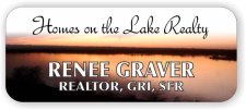 (image for) Homes on the Lake Realty Full Color - Round Corners badge