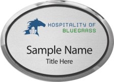 (image for) Hospitality of Bluegrass Oval Executive Silver badge