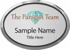 (image for) The Paragon Team Oval Executive Silver badge