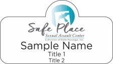 (image for) Safe Place Shaped White badge