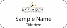 (image for) Monarch Medical Group Standard White badge