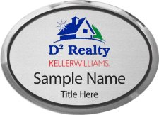 (image for) D2 Realty Oval Executive Silver badge
