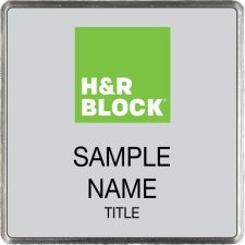 (image for) H&R Block Square Executive Silver badge