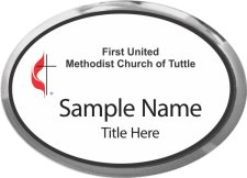 (image for) First United Methodist Church of Tuttle Oval Executive Silver badge