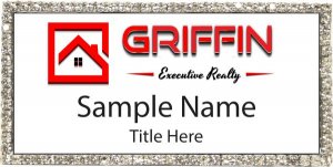 (image for) Griffin Executive Realty Bling Silver Other badge