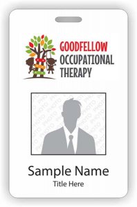 (image for) Goodfellow Occupational Therapy Photo ID Vertical badge