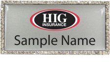(image for) HIG Insurance Bling Silver badge