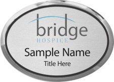 (image for) Bridge Hospice Oval Executive Silver badge