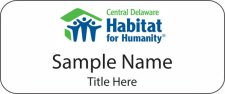 (image for) Central Delaware Habitat for Humanity Standard White badge