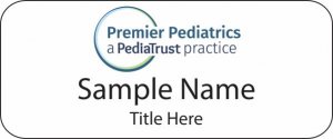 (image for) Premier Pediatrics Standard White badge